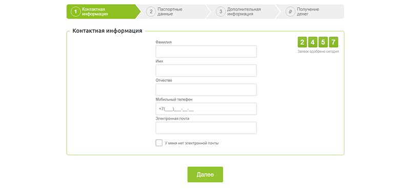 Оформление заявки в МаниМен в Горно-Алтайске